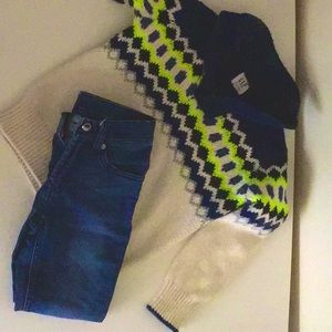 Boys Diesel Jeans and Gap Pullover Sweater